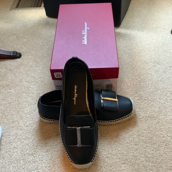 Salvatorre Ferragamo Sannio 1 cm Nero Calf - Picture 1 of 6